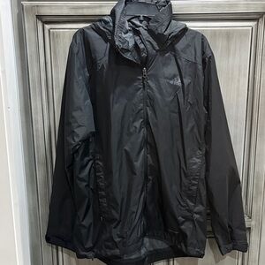 Adidas Outsoor Men's Charcoal/Black Windbreaker/Rain Jacket
